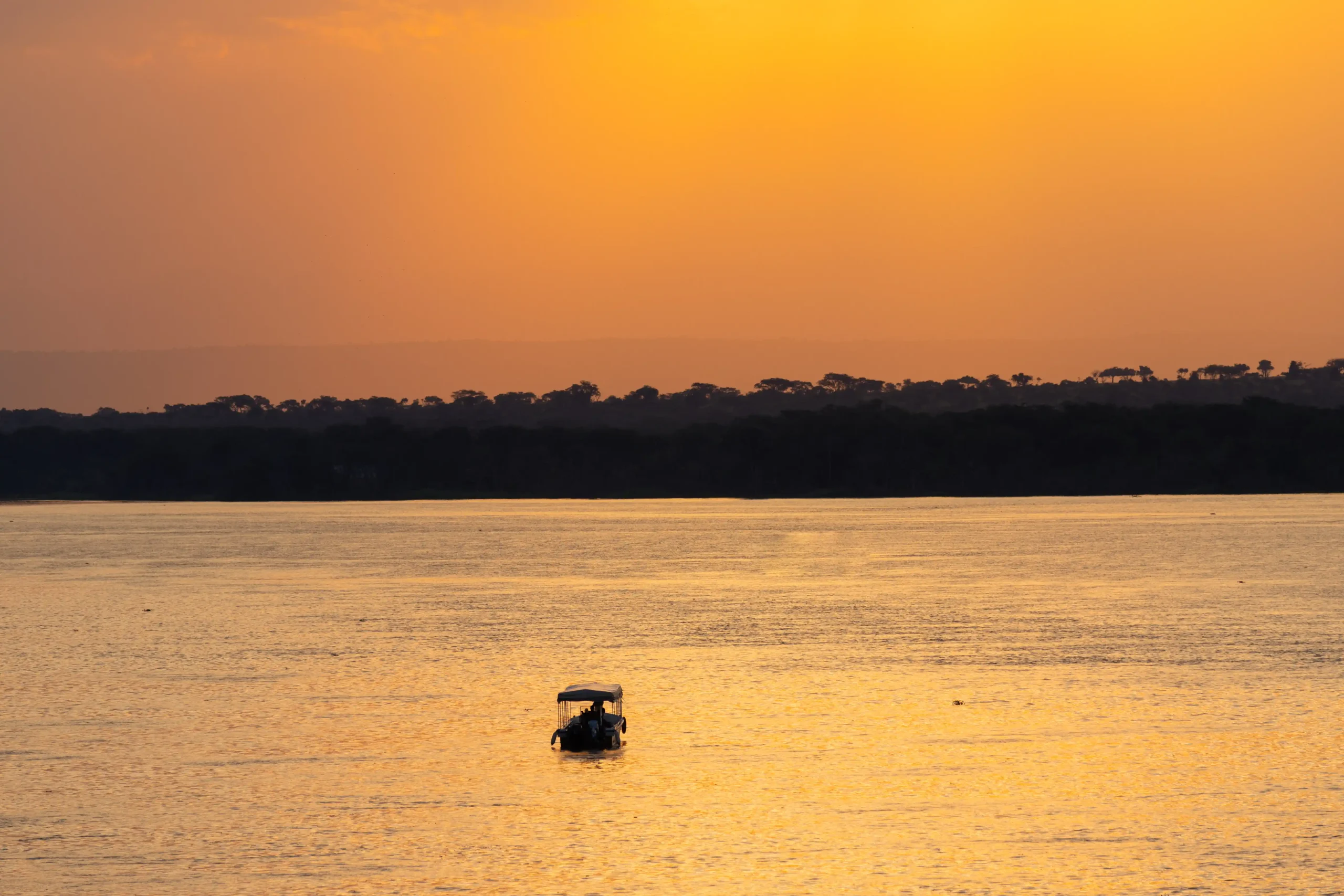 Boat Cruise Sunset