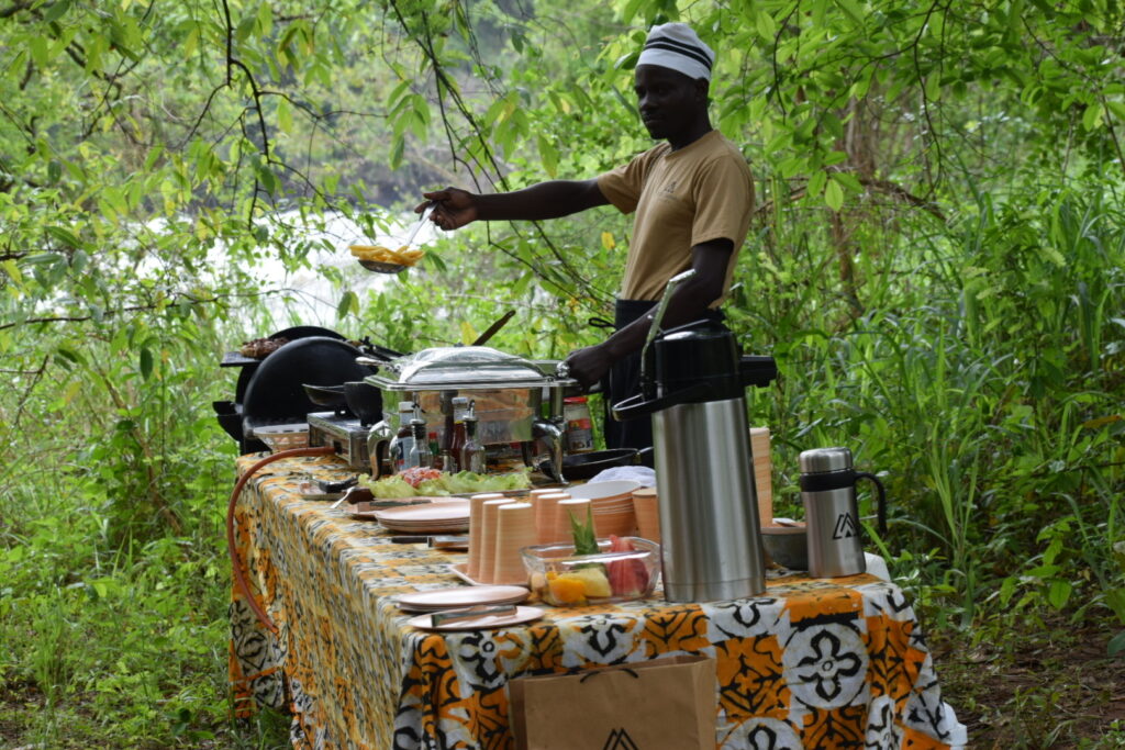 Nile Safari Lodge Bush Breakfast
